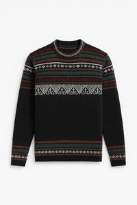 Inti Illa – Black Patterned Sweater