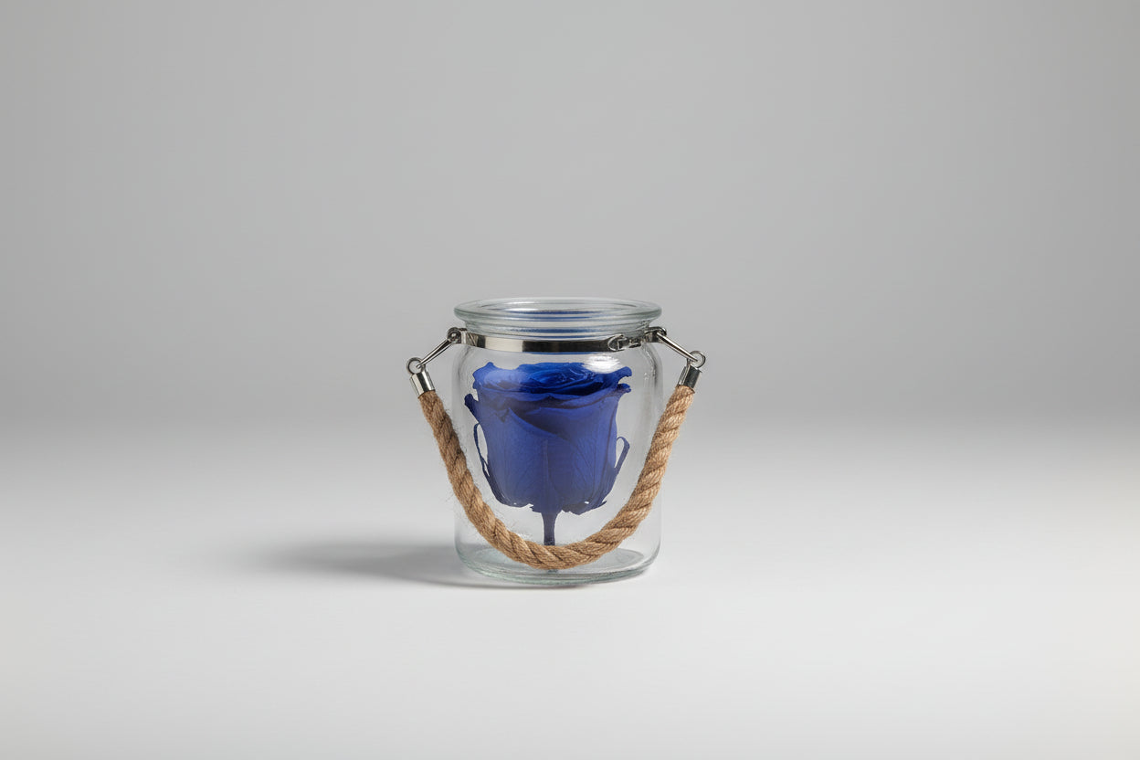 Eternal Rose in Glass Jar