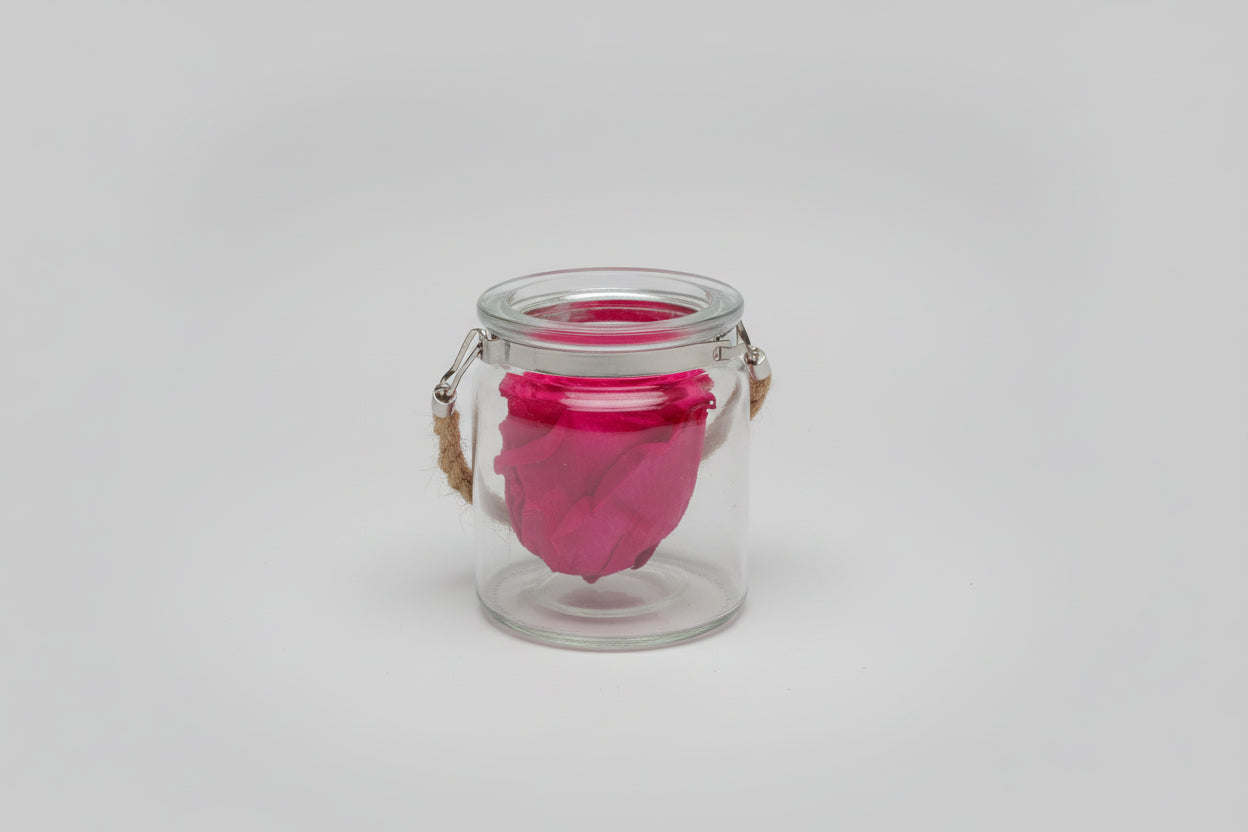 Eternal Rose in Glass Jar