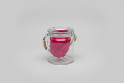 Eternal Rose in Glass Jar