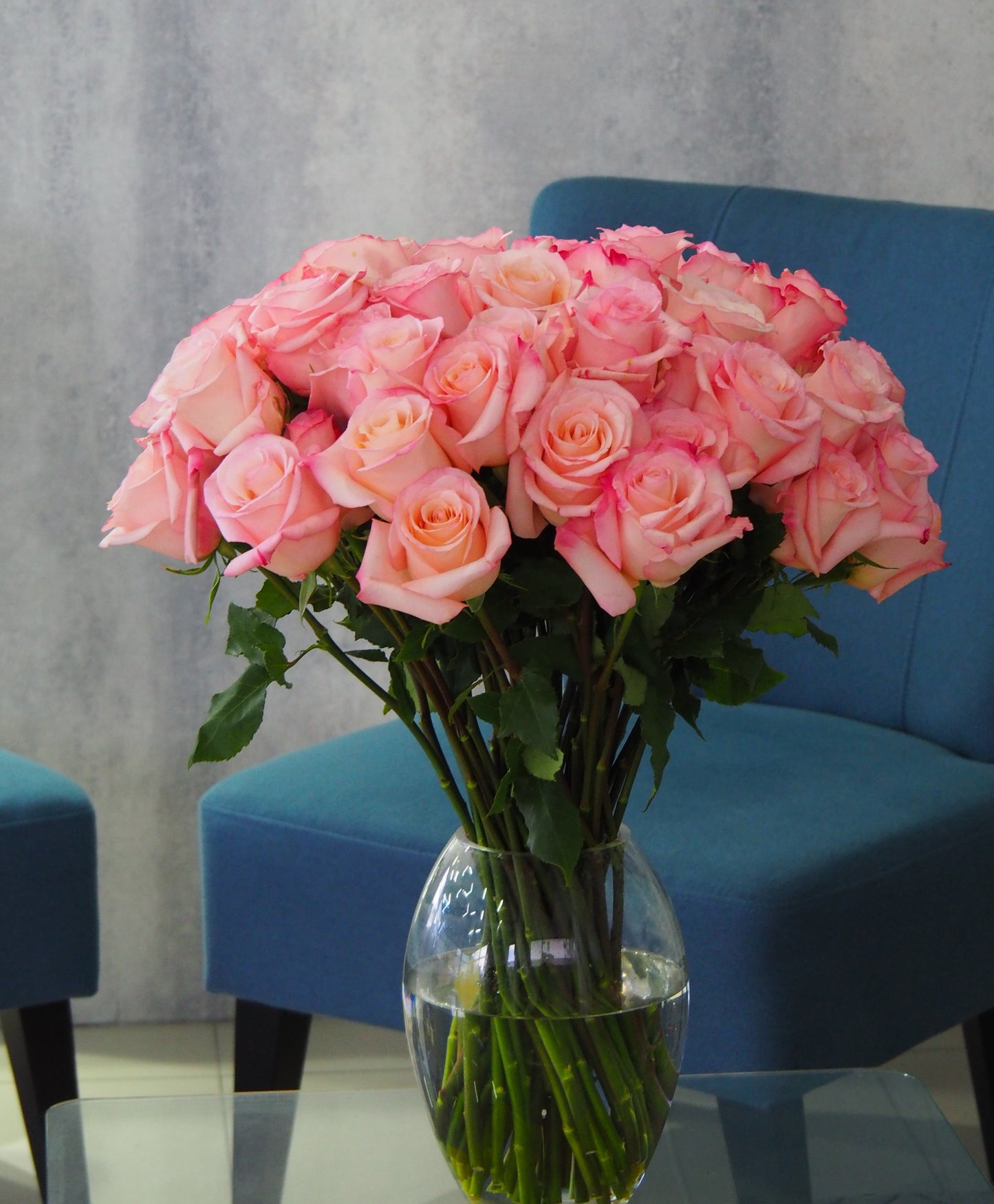 Roses roses de qualité supérieure