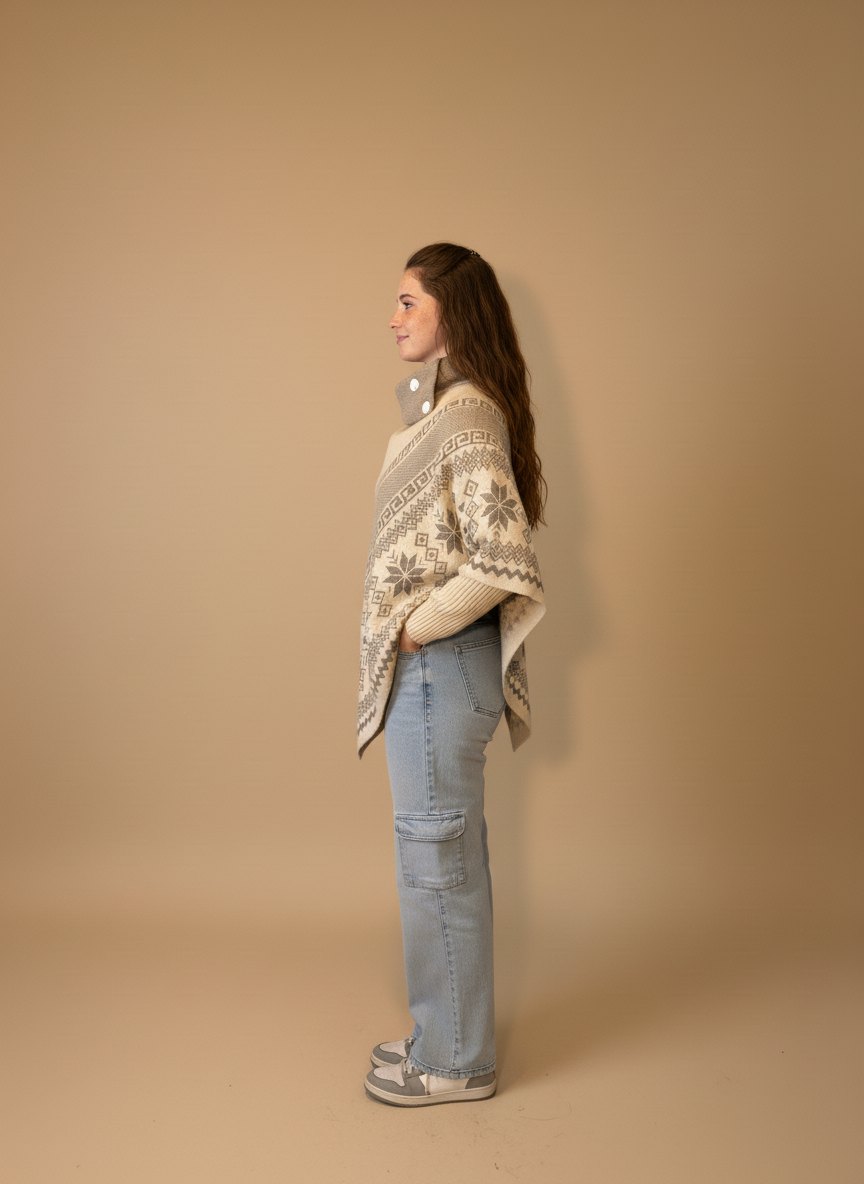 Side view with matching model