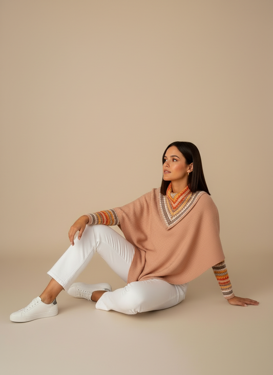 Sitting leaning back